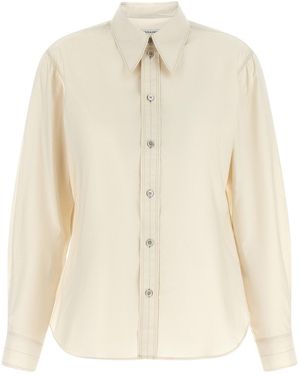Lemaire Pointed Collar Shirt - Natural