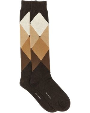 Ballantyne Diamond-shaped Socks - Black