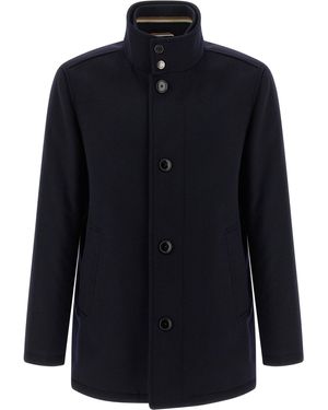 BOSS 'h-coxtan-234' Coat - Blue