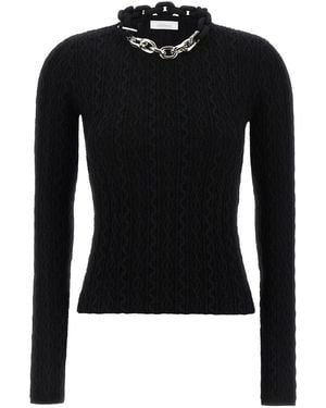 Rabanne Necklace Jumper - Black