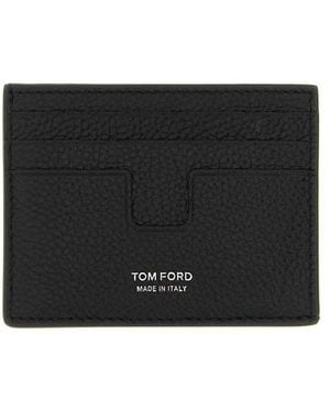 Tom Ford Portacarte 'T Line' - Nero
