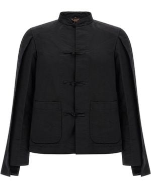 Comme des Garçons Blazer Mit Knebelverschlüssen - Schwarz