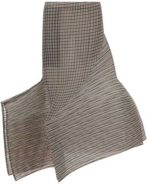 Issey Miyake 'generic Stripes (machine Pleats)' Skirt - Grey