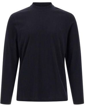 Brunello Cucinelli T-Shirt 'Turtleneck' - Blu