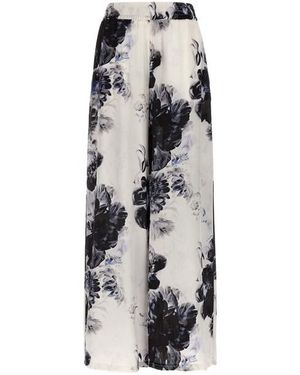 McQueen Pantalone 'Pyjama Chiaroscuro' - Nero