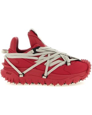 Rick Owens Moncler + 'trailgrip Megalace' Trainers - Red