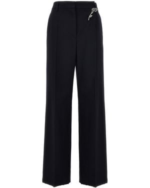 Prada Gabardine Trousers - Blue