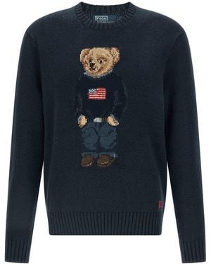 Polo Ralph Lauren 'polo Bear' Jumper - Blue
