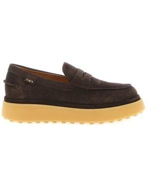 Tod's Mocassino Suede - Bianco
