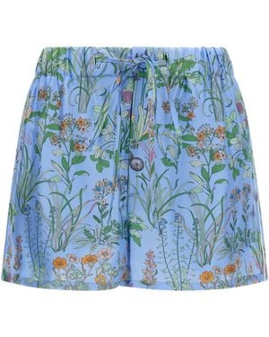 Gucci ' Flora' Shorts - Blue