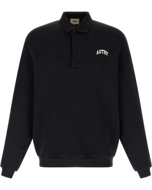 Autry ' College' Polo Shirt - Black