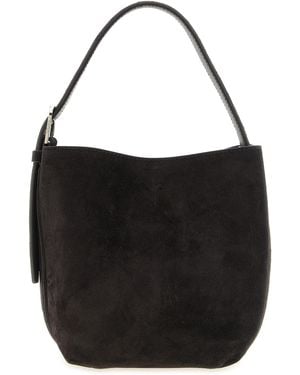 TOTEME 'small Belted -suede Tote' Handbag - Black