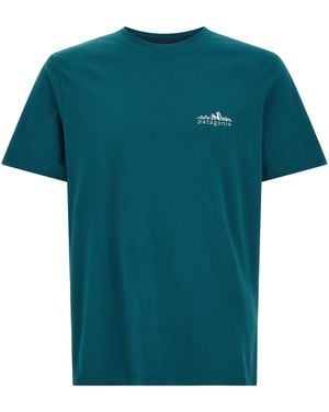 Patagonia 'fitz Roy Foothills' Print T-shirt - Green