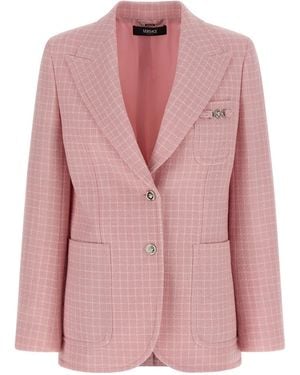 Versace Blazer Check - Pink