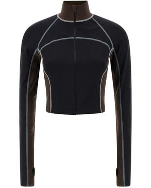 Fendi Top "Color Block" - Schwarz