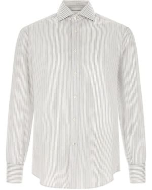Brunello Cucinelli French Collar Shirt - White