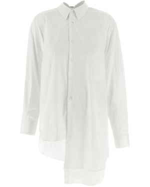 Comme des Garçons Asymmetric Hem Shirt - White