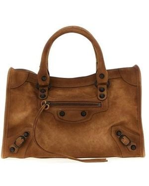 Balenciaga Borsa A Mano 'Le City Bag S' - Marrone
