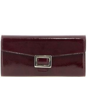 Roger Vivier Wallet On Chain 'Belle Vivier' - Viola