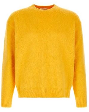 Roberto Collina Maglia Garzata - Giallo