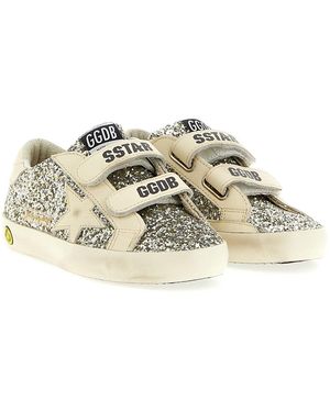 Golden Goose 'Old School' Trainers - Metallic