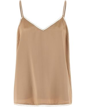 Fabiana Filippi Lingerie Top Tops - Natural