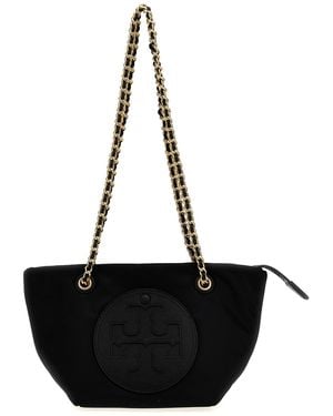 Tory Burch 'ella Chain' Shoulder Bag - Black