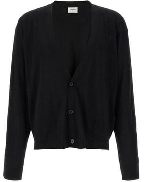Saint Laurent Cardigan lana - Nero