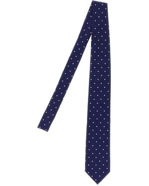 Tom Ford Seidenkrawatte Mit Punktmuster - Blau