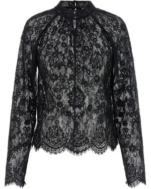 Self-Portrait 'black Lace' Blouse