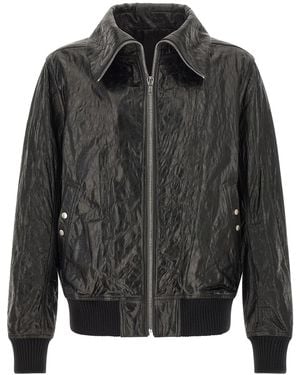 Rick Owens Bomberjacke "Dracuflight" - Grau