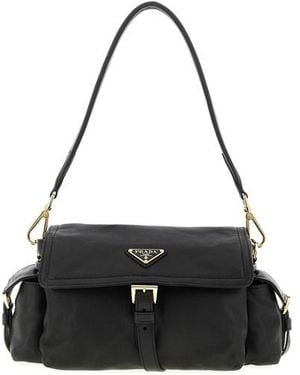 Prada Borsa A Spalla Explore' Media - Nero