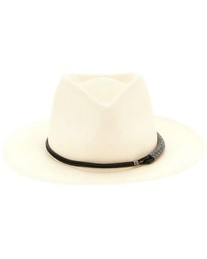Brunello Cucinelli Monile Hat - White