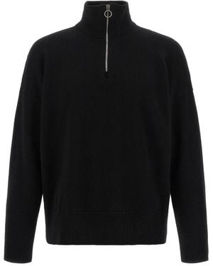 LARMERI STUDIO Half-zip Jumper - Black