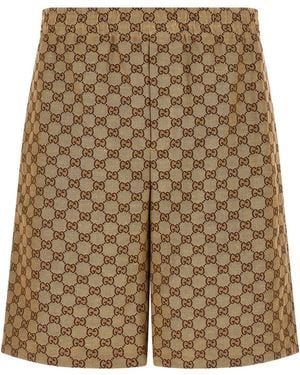 Gucci 'Gg Supreme' Bermuda Shorts - ' Lido' Line - Multicolour