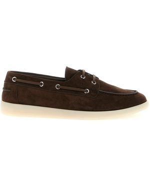 Prada Boat Loafers - Brown