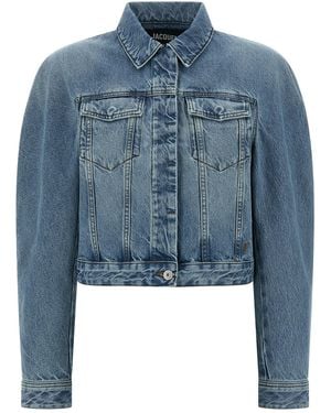 Jacquemus 'la Veste De-nimes Ovalo' Jacket - Blue