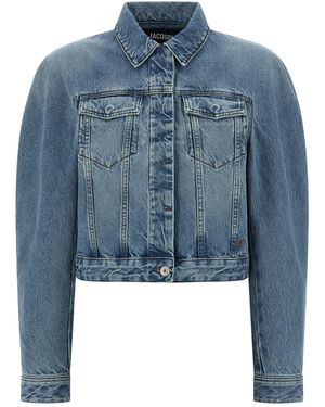 Jacquemus 'la Veste De-nimes Ovalo' Jacket - Blue