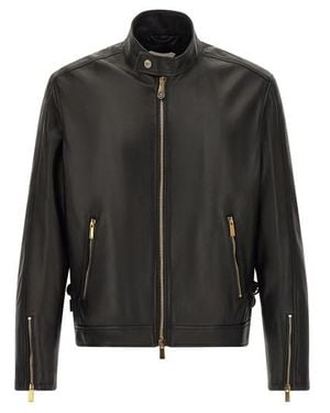 Versace Giacca Biker - Nero