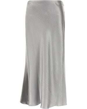 Tory Burch 'satin' Skirt - Grey