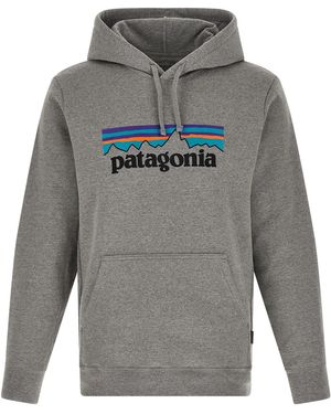Patagonia 'p-6 Logo Uprisal' Hoodie - Grey