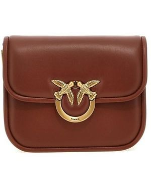 Pinko Tracolla 'Love Box Mini' - Marrone