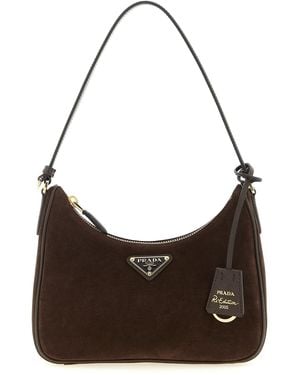 Prada ' Re-edition 2005' Mini Shoulder Bag - Brown