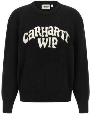 Carhartt Logo Intarsia Jumper - Black