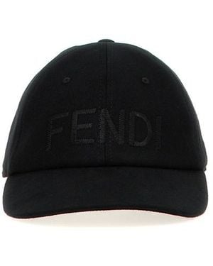 Fendi Cappellino logo - Nero