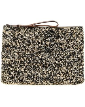 IBELIV Pochette With Leather Wrist Strap - Grey