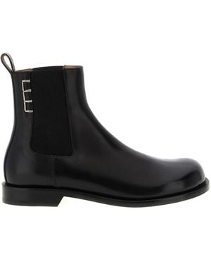 JW Anderson 'chelsea Loafer' Ankle Boots - Black