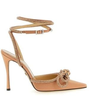 Mach & Mach 'double Bow' Pumps - White