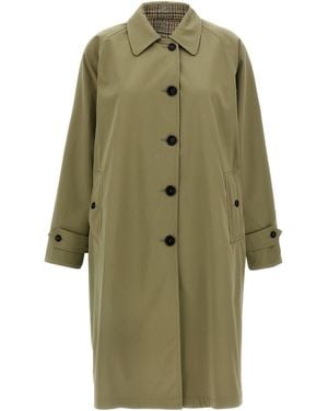 Fortela 'stanford' Reversible Trench Coat - Green