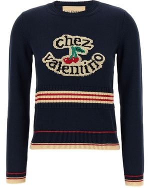 Valentino Garavani Trikot "Chez " - Blau
